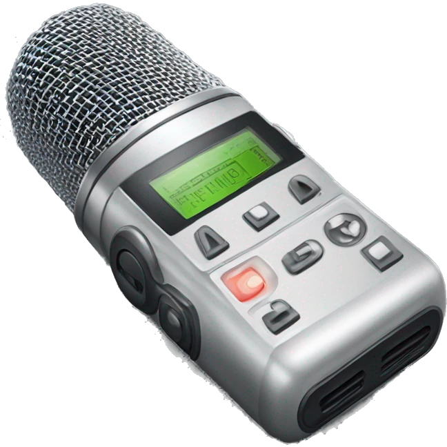 voice recorder realistic emoji
