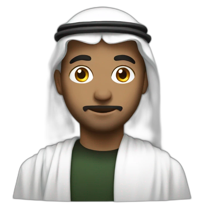Saudi white emoji