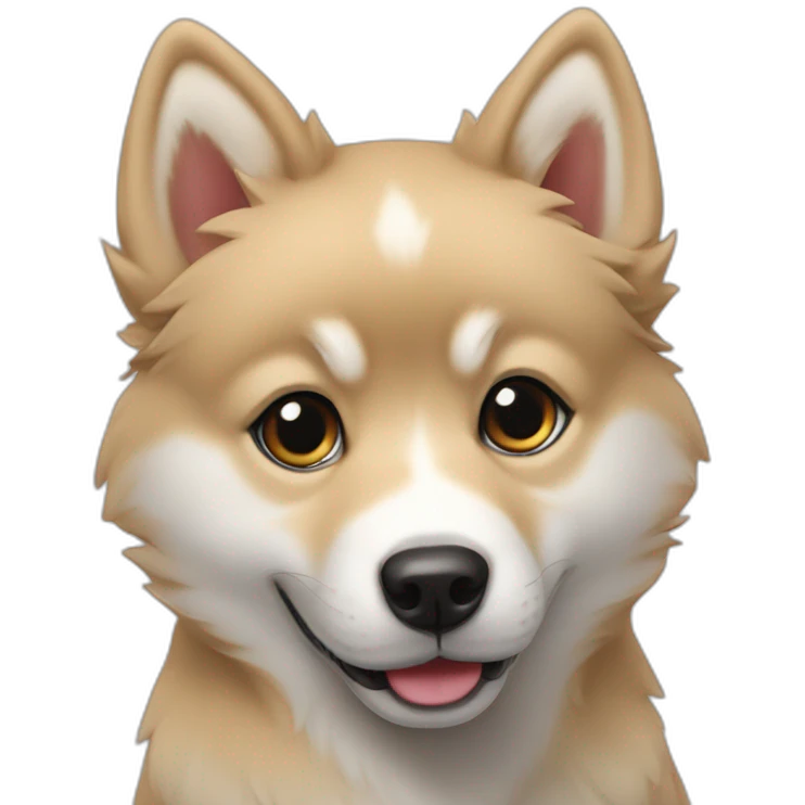Wolfspitz-puppy emoji