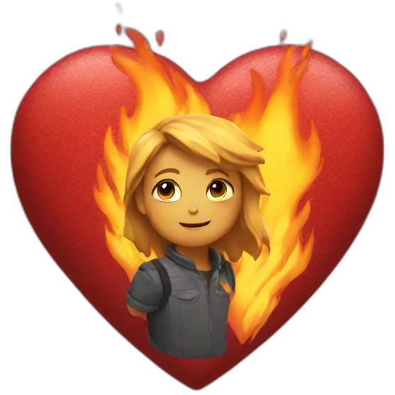 heart fire emoji