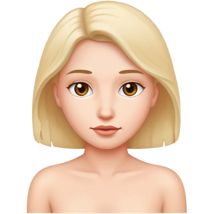 Nude thecher  emoji