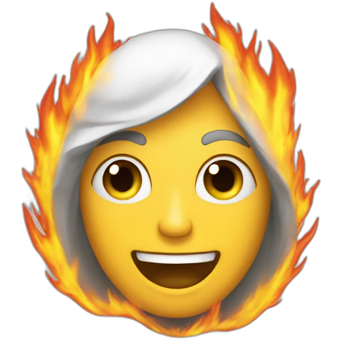 Terbakar matahari emoji