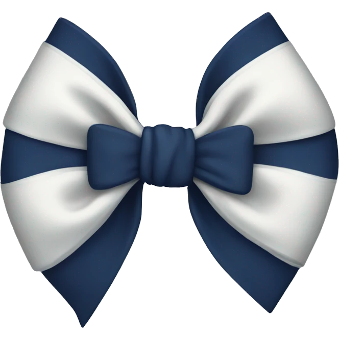 Navy bow  emoji