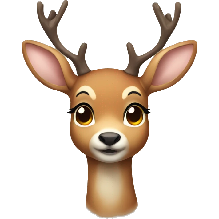 so cute deer emoji