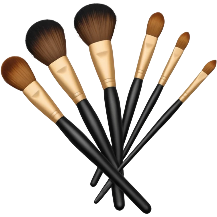 Makeup brushes Black  emoji