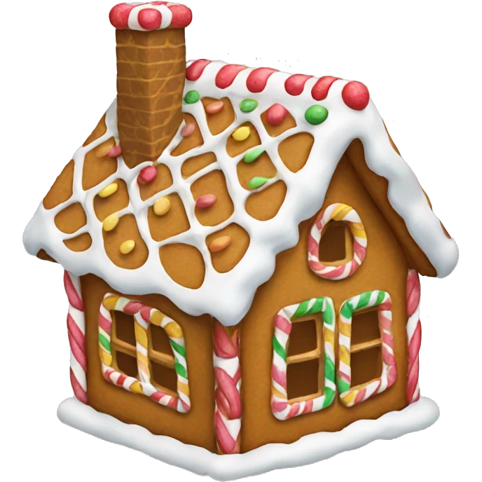gingerbread house emoji