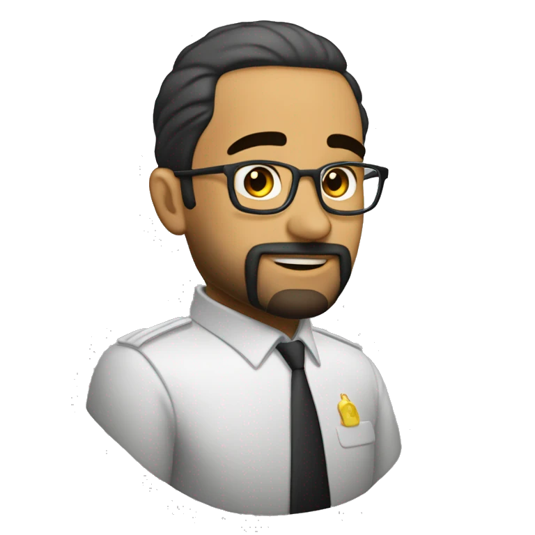 quiero un emji seri y atractivo un señor una onda emoji