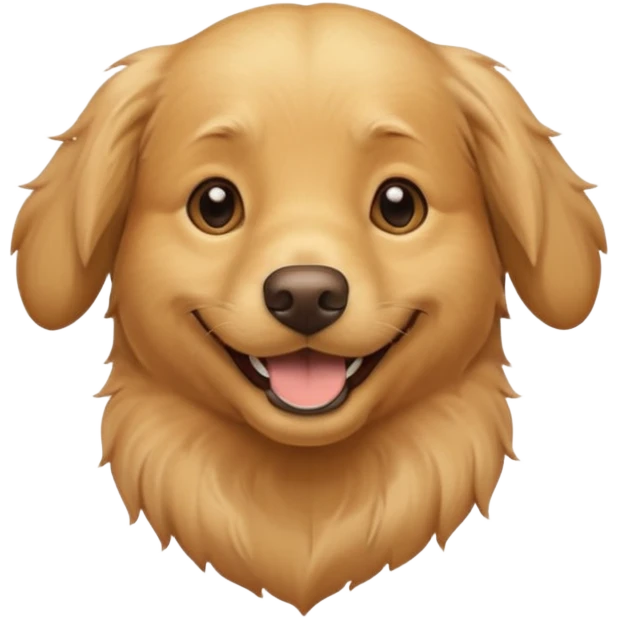 Funny dog emoji