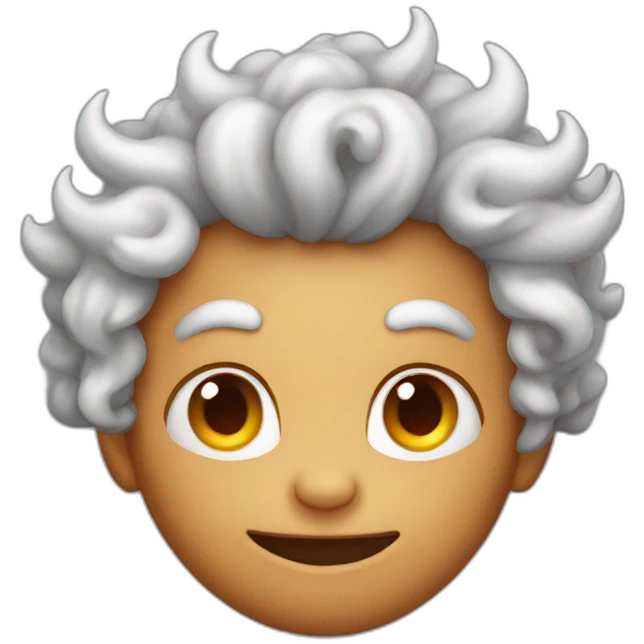 devil with curly hair emoji