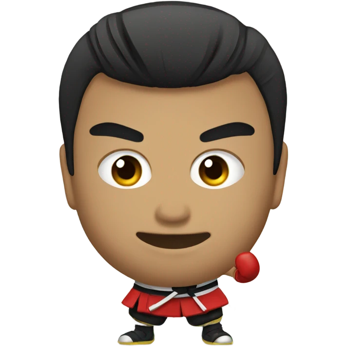 Samurai sportsmen boxing  emoji
