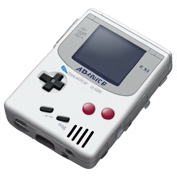 Gameboy-advance-SP-high-quality-detailed emoji