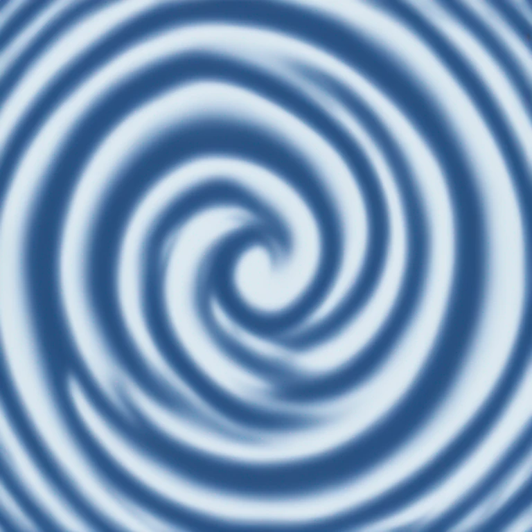 Blue swirl circle  emoji