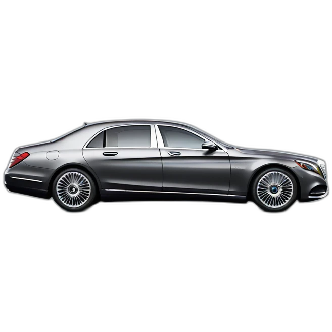Mercedes maybach profile view emoji