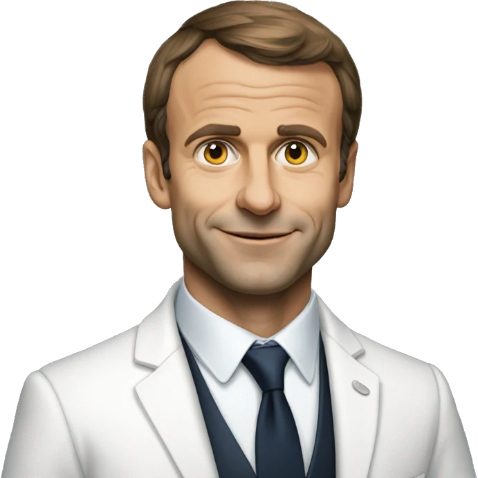 Emanuel Macron énervé  emoji