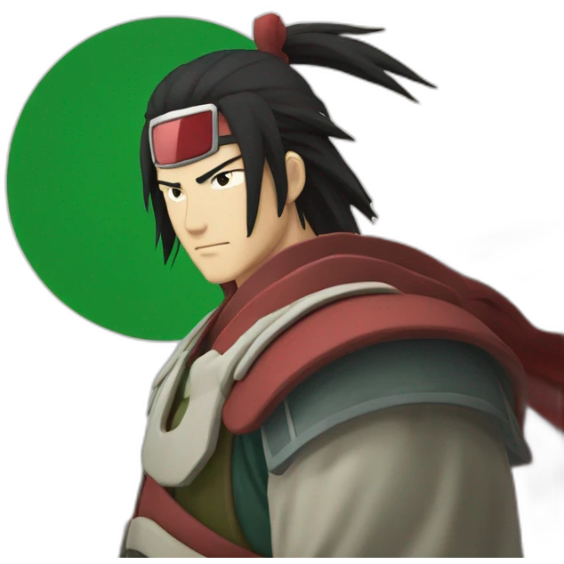 Hashirama Senju with Italian flag emoji