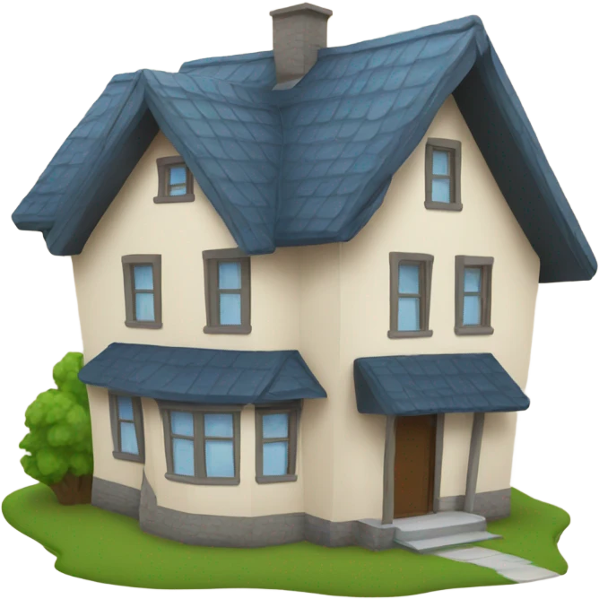 house wearing a hoodie emoji