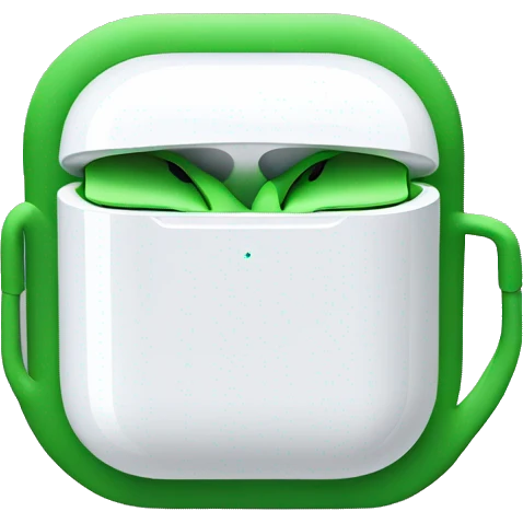 AirPods green  emoji