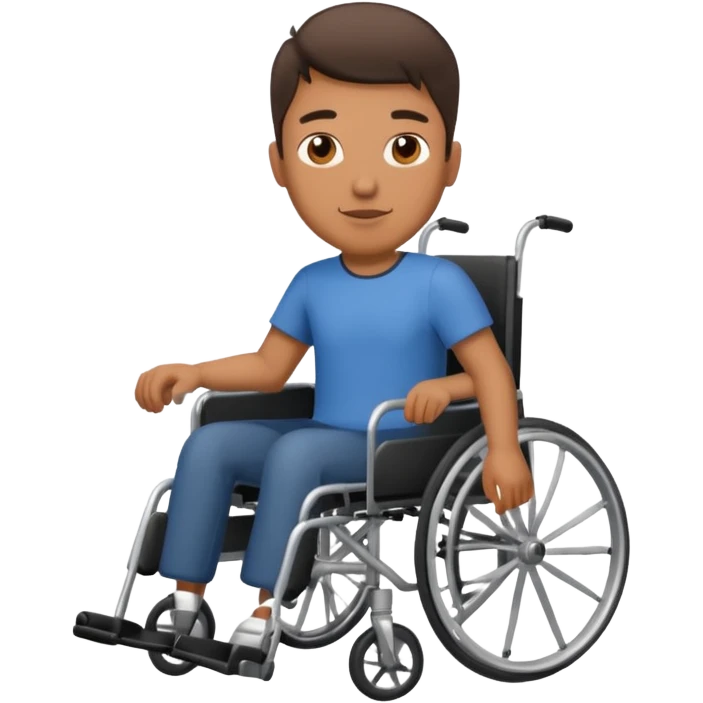 Guy in a wheelchair  emoji