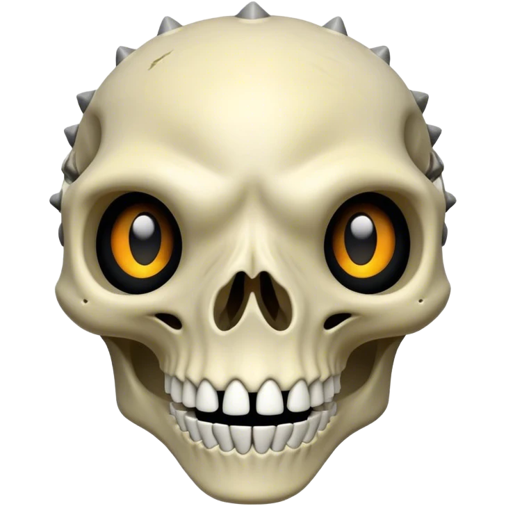 dinosaur skeleton face emoji