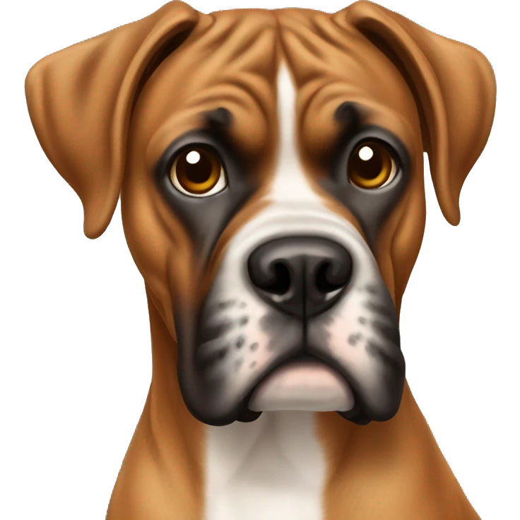 light brown boxer dog emoji