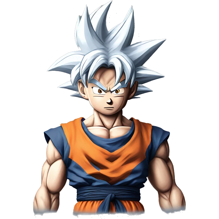 True ultra instinct goku emoji