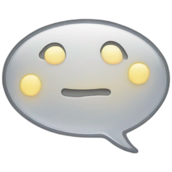 comment bubble emoji