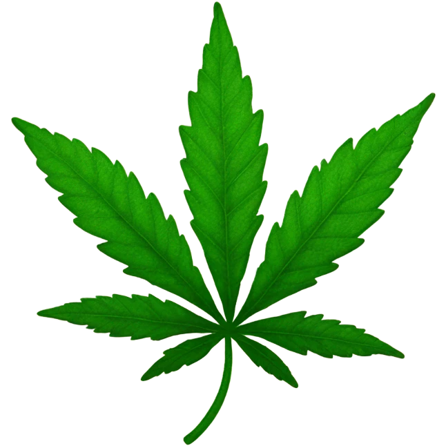 Weed leaf emoji