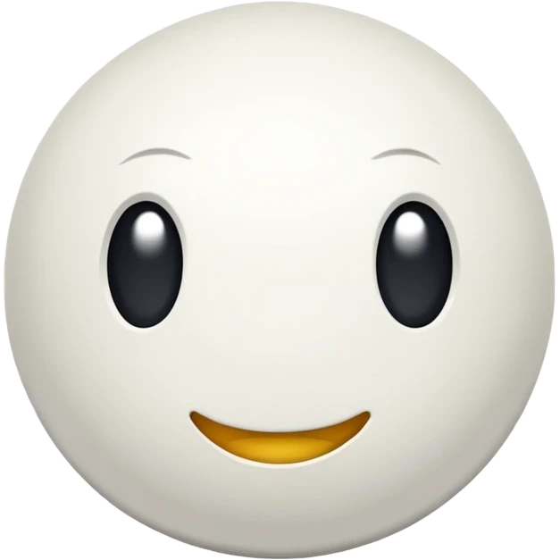 gyosa white ball emoji