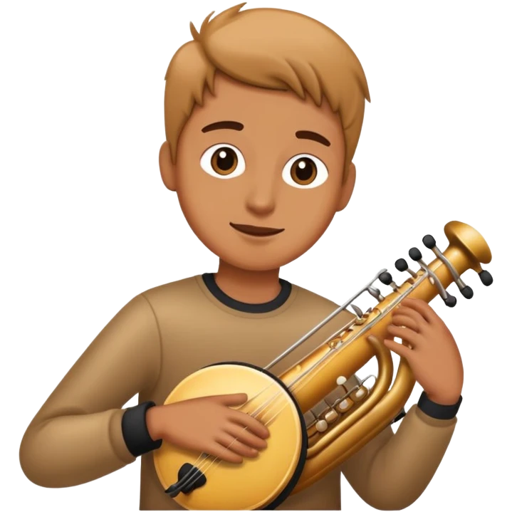 person playing a musical instrument emoji