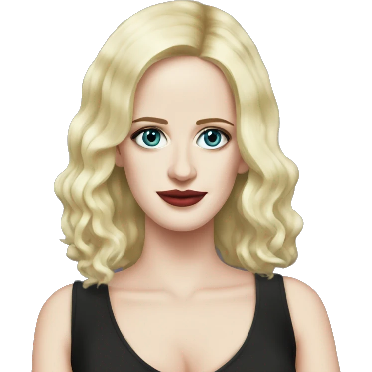 Eva Green with blonde hair emoji