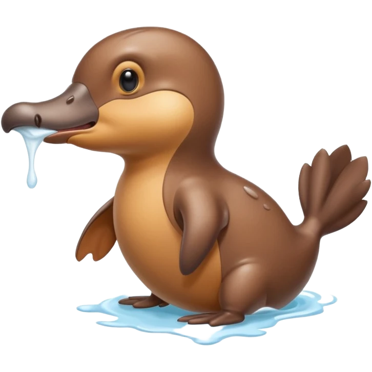platypus sweating milk emoji