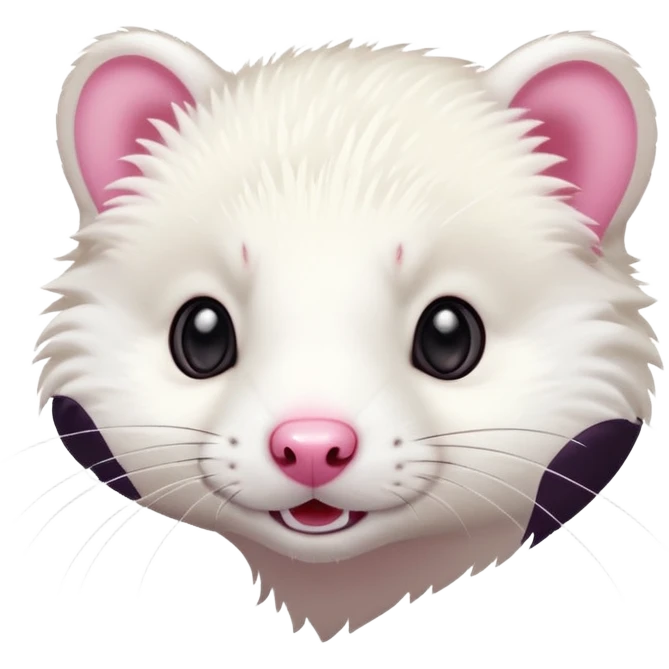 Furet blanc emoji