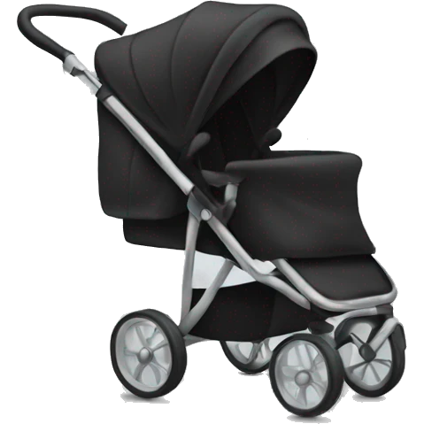 Black stroller  emoji