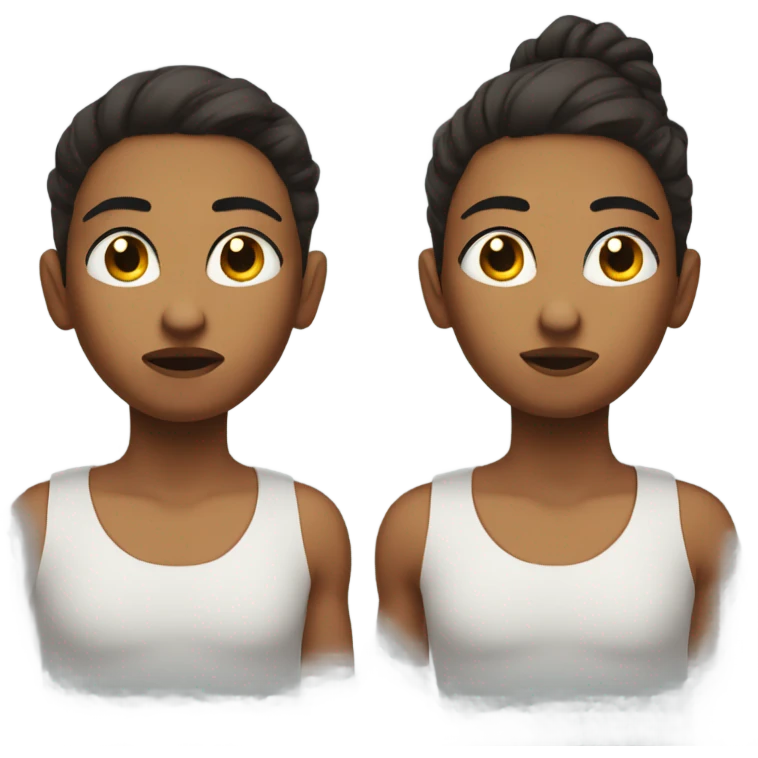 side eye and eyebrow raise emoji