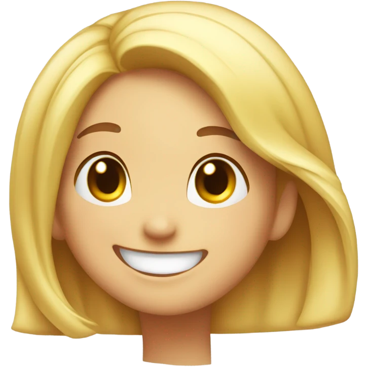 Girl laugh  emoji
