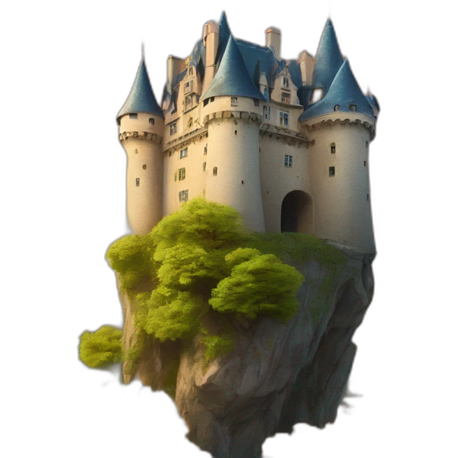Château sur un arbre emoji