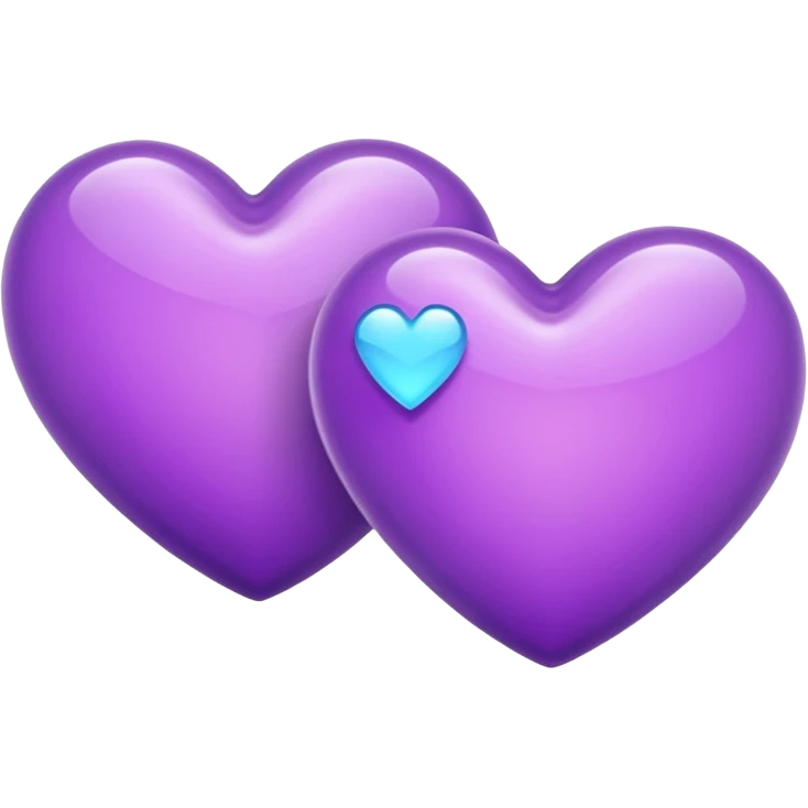 Purple two hearts style like this💕 emoji