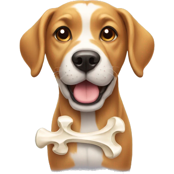 dog with a bone  emoji