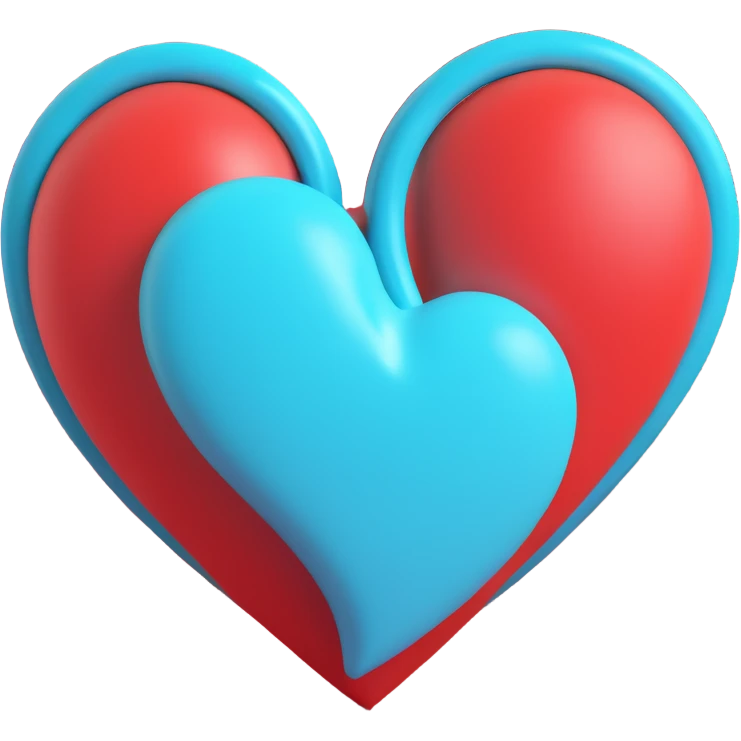 turquoise heart emoji