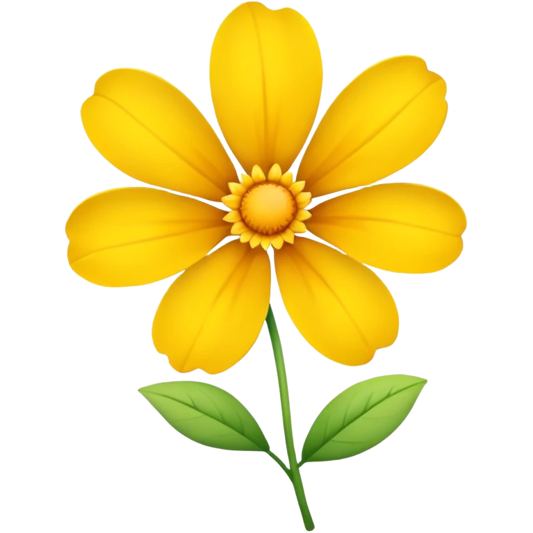 flower yellow emoji