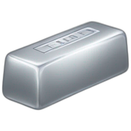 Silver bar emoji