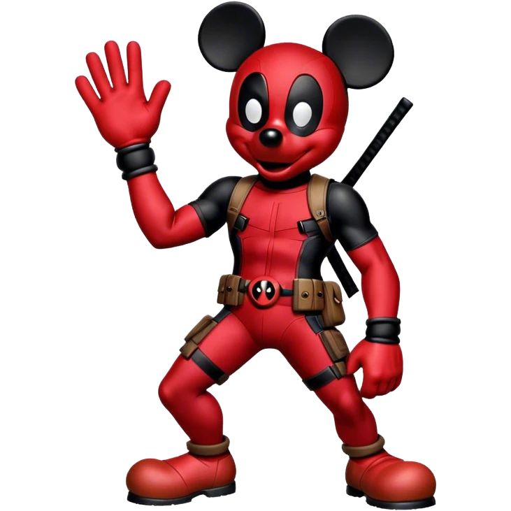 Deadpool Mickey Mouse emoji