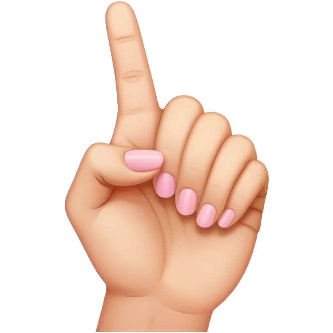 hand sticking up pinky finger instead of middle emoji