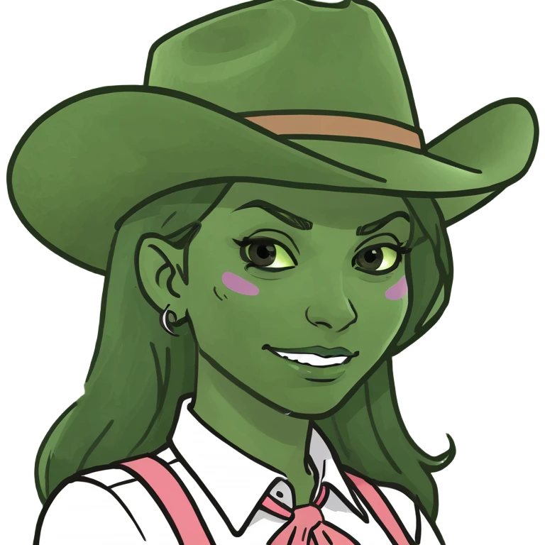 Cowgirl princess emoji