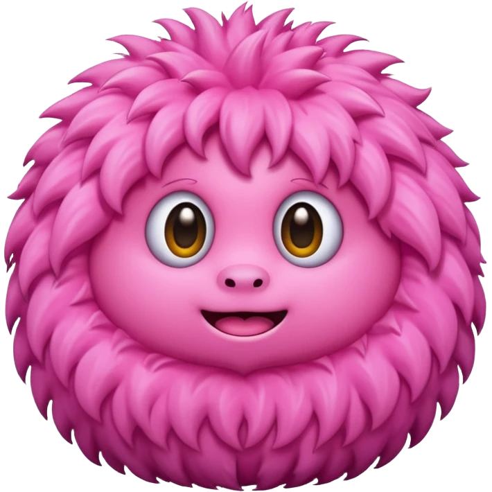 pink cute monster emoji