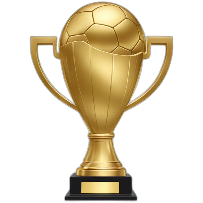 Coupe du Monde football trophée emoji