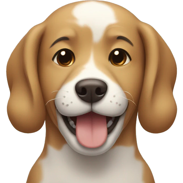 dog smiling  emoji