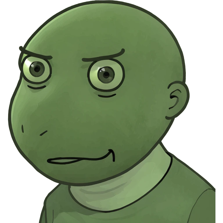guy nonchalant and sad emoji