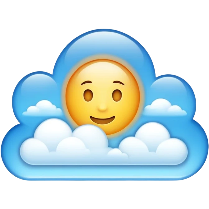 Sky color shines emoji