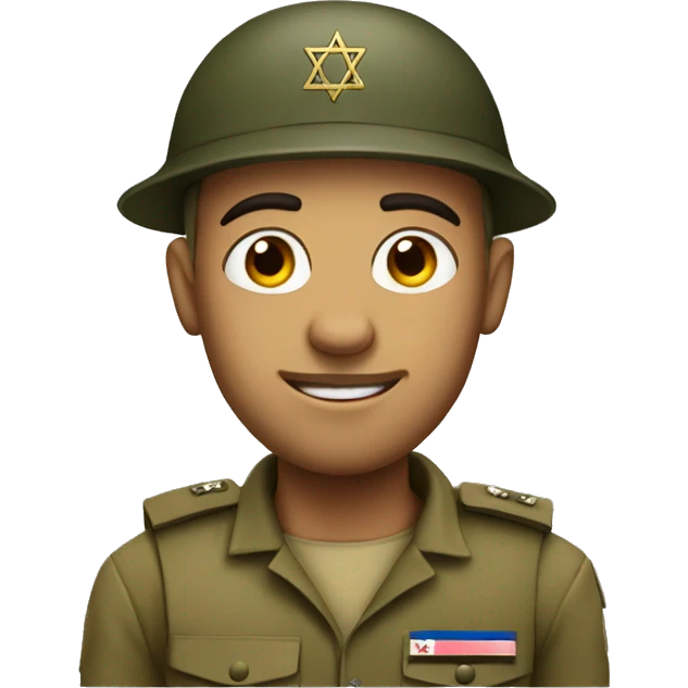 A big israel soldier emoji